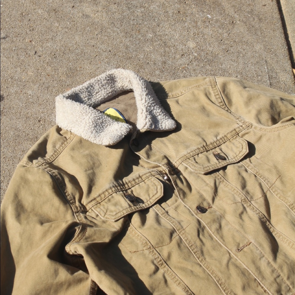 Cotton Collared Jean Jacket